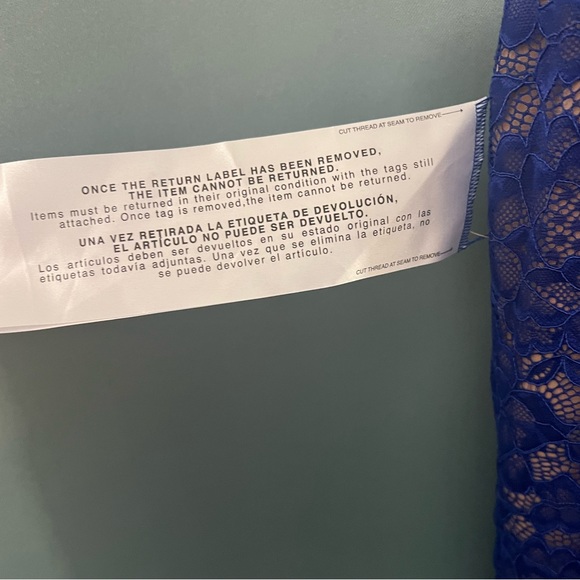 Mary Dress in Electric Blue from Dress The Population Size Large - Picture 5 of 7